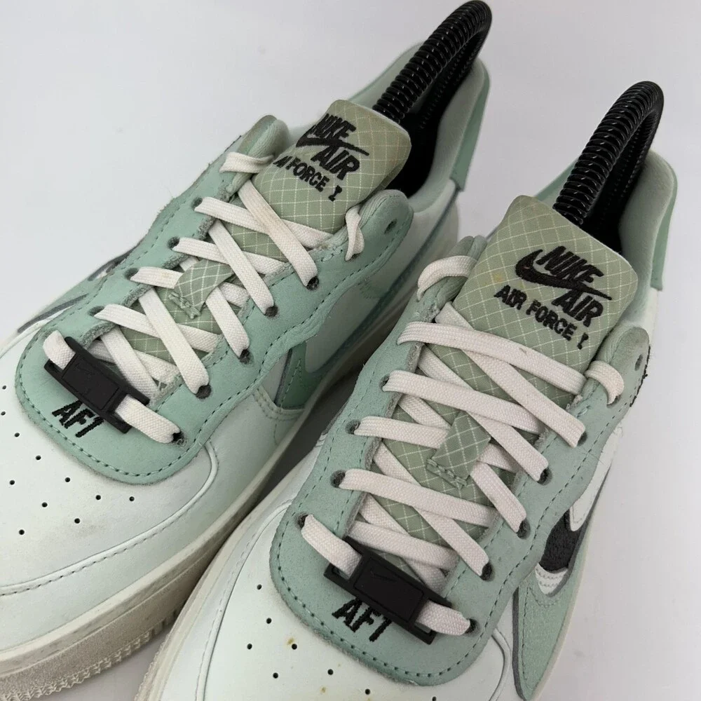 Nike Air Force 1 PLT.AF.ORM Shoes Womens Size 6 Barley Green Sneakers DX3730-300